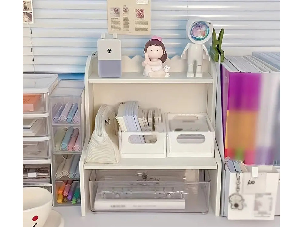 Organizator za Radni Stol s 2 Police / 3 Pretinca