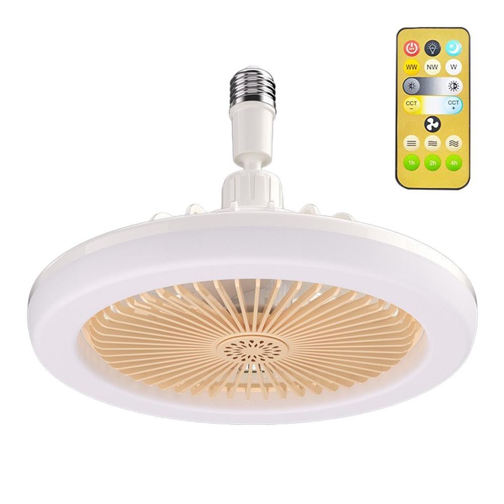 STROPNI VENTILATOR S DALJINSKIM UPRAVLJAČEM I SVJETLOM 30W LED LAMPA FAN SMART