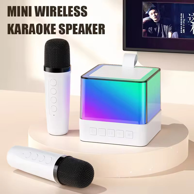 Mini Karaoke Stroj za Djecu i Odrasle: 5 Ambijentalnih Svjetala i Promjena Glasova