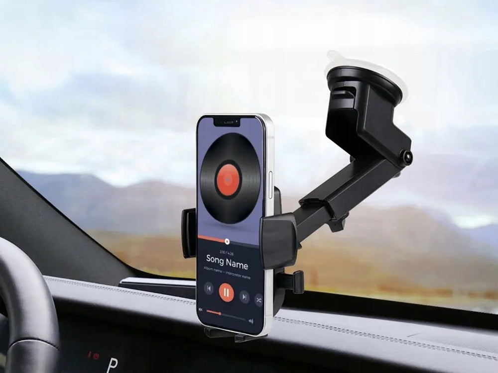 Auto Držač za Mobitel - Montaža na Staklo ili Kokpit - Snažan GPS