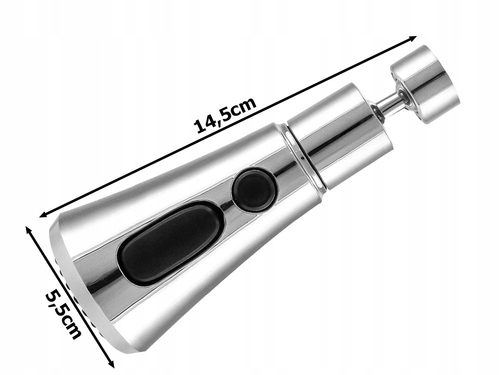 Fleksibilni i Univerzalni Adapter za Kuhinjski Slavina s Tri Načina Prskanja i Rotacijom od 360°