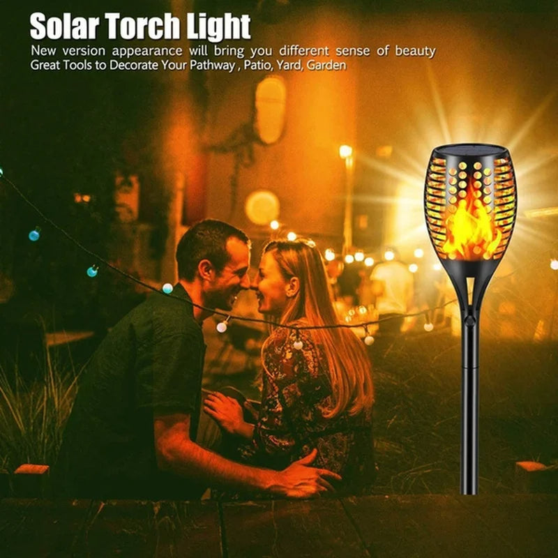SET 10 komada LED kolača sa solarnim panelom, efekt plamena, orijentalni dizajn, visina 52 cm