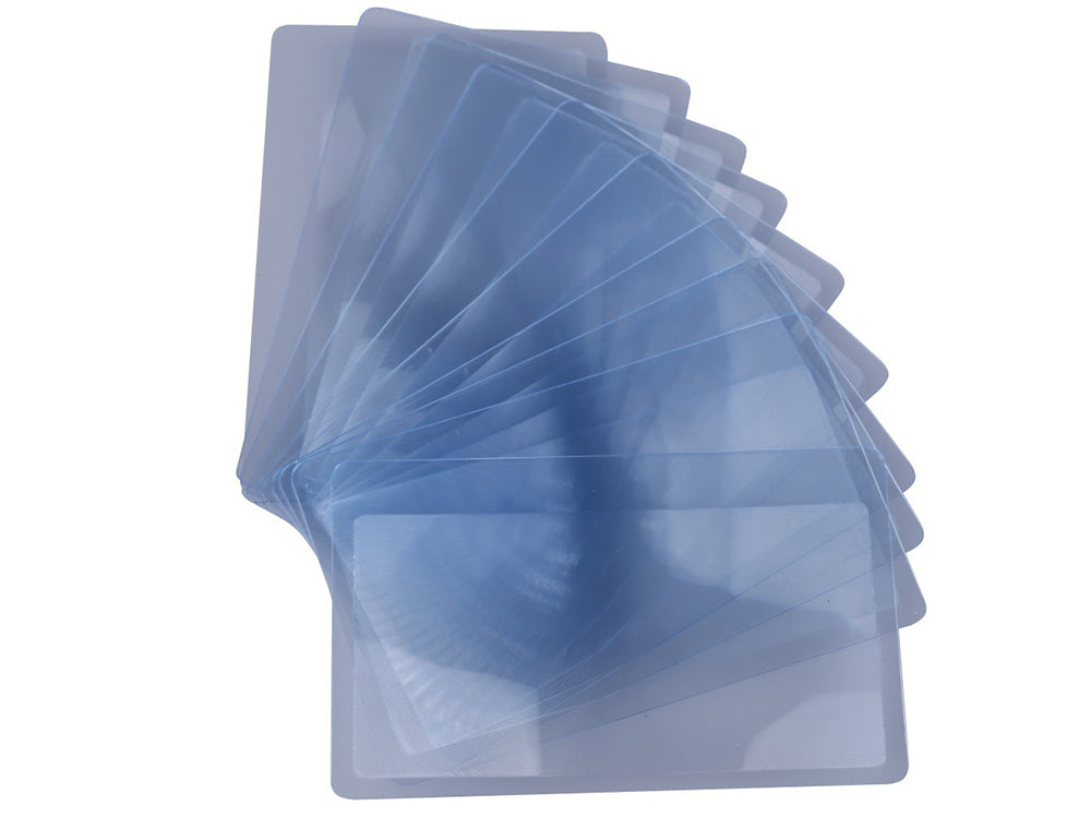 Set 5 Lupa Fresnel za Čitanje, Format Kartice 85X55mm