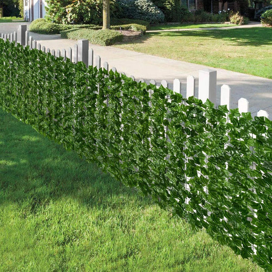 Umjetna zelena ograda s listovima bršljana 300x50cm - Zaštita od vjetra i sunca