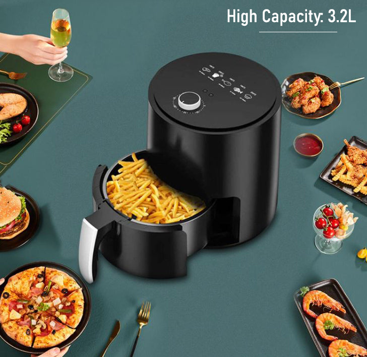 Friteza na vrući zrak SonyMax, 5L + POKLON - Set od 50 papira za pečenje za AirFryer