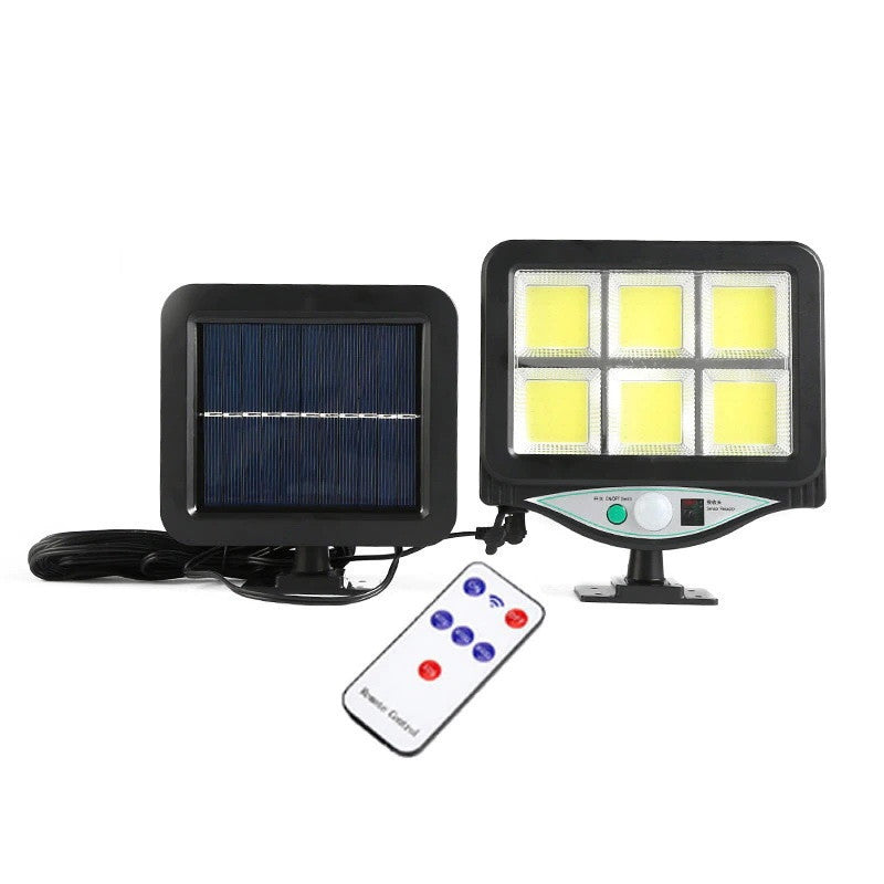 Set 4 x Solarni Projektor 160 LED 8 COB s Senzorom Svjetla i Pokreta