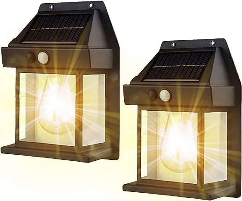 Set 4 x Solarni Zidni Lampion s Senzorom Pokreta, 18W