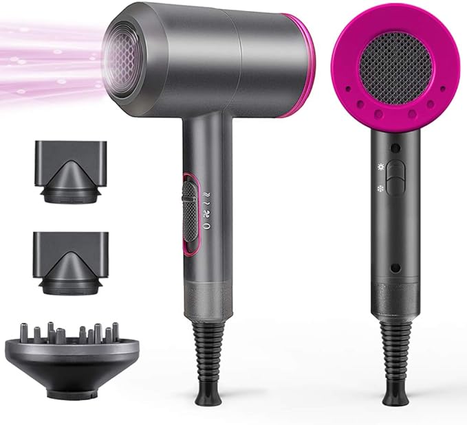Ionički Fen za Kosu - Pristupačna Alternativa Dyson Supersonic, 1800W, Kompaktno i Lakše