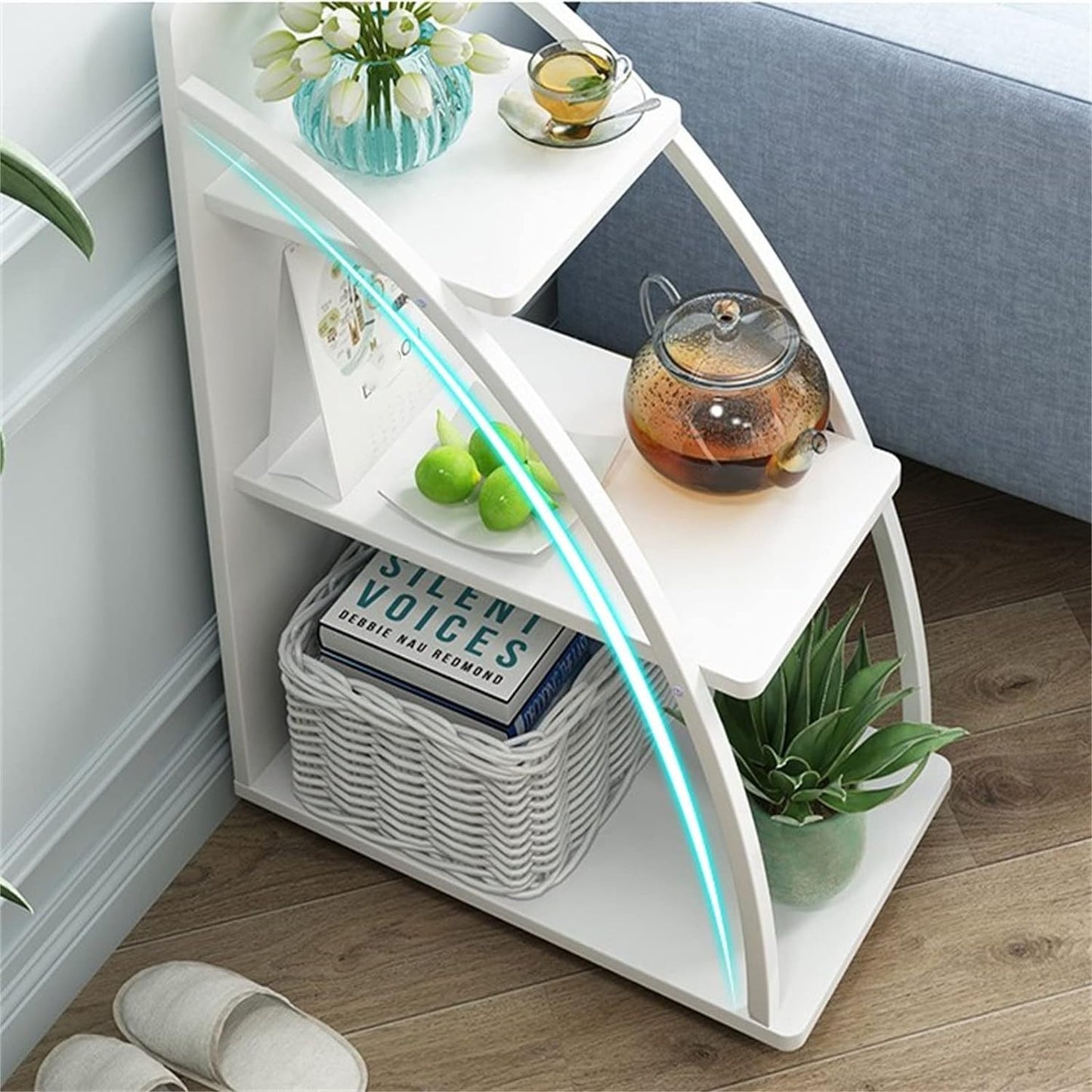 Bočni stol PVC za dnevni boravak, 77.5 x 28.5 x 49.5cm