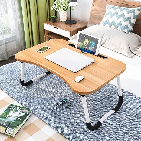 Preklopni stol za prijenosno računalo ili tablet, s potporom