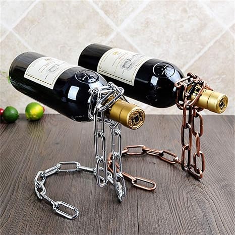 Magični 3D Vješalica za Boce Vina u Obliku Lanca