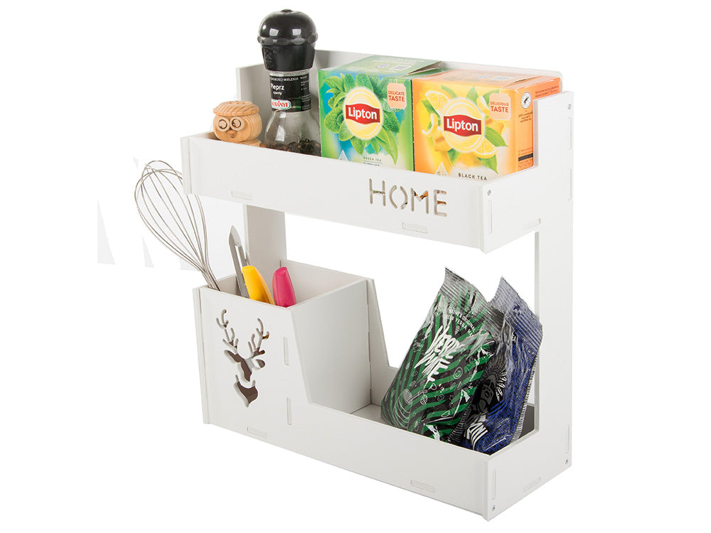 Organizator Polica za Kupaonicu ili Kuhinju, sa 3 Pretinca