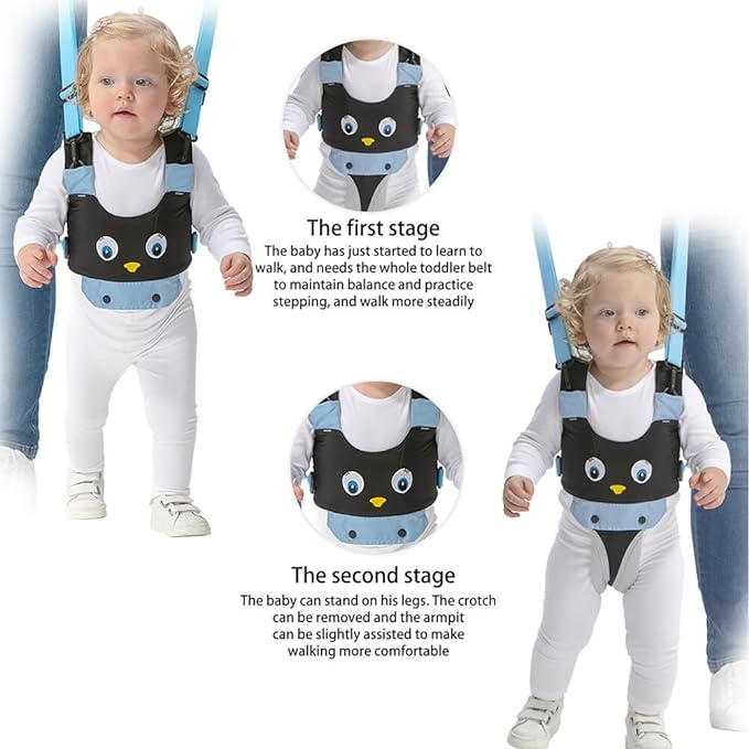 Pomoćni Pojas za Hodanje za Djecu s Odvojivom Muškom Potporom, Hodanje, Asistencija pri Hodanju, Unisex, Pamuk, Ergonomski