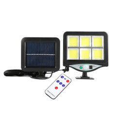 Set 4 x Solarni Projektor 160 LED 8 COB s Senzorom Svjetla i Pokreta