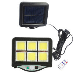 Set 4 x Solarni Projektor 160 LED 8 COB s Senzorom Svjetla i Pokreta