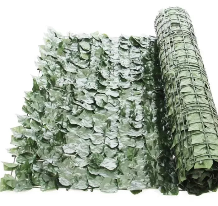 Umjetna zelena ograda s listovima bršljana 300x50cm - Zaštita od vjetra i sunca