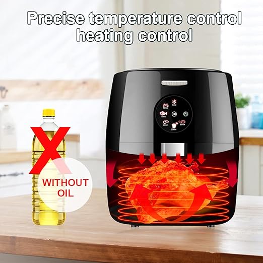 Friteza s vrućim zrakom SonyMax SN80181, 8L + POKLON - Set od 100 papira za pečenje za AirFryer