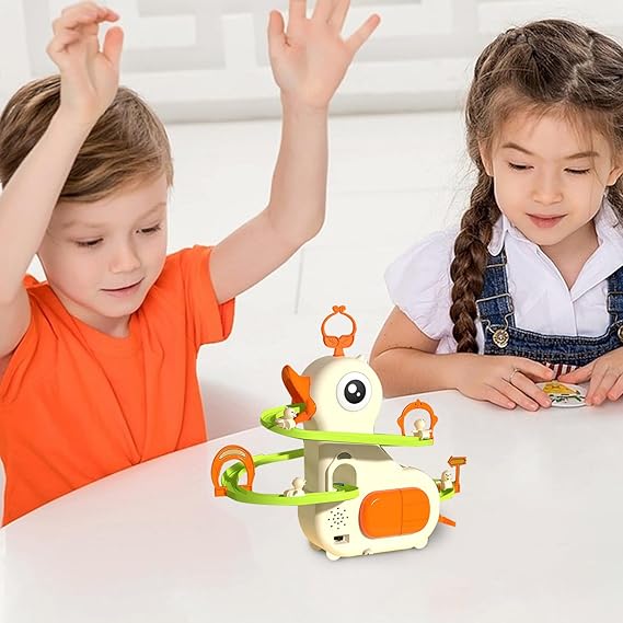 Igračka Klizalište Patka - Slatka Igračka s LED Svjetlom i Glazbom | Električna Edukativna Igračka za Djecu (3+ Godina)