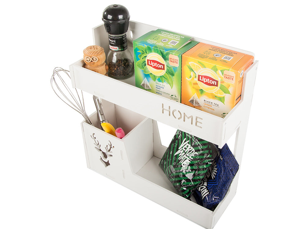 Organizator Polica za Kupaonicu ili Kuhinju, sa 3 Pretinca