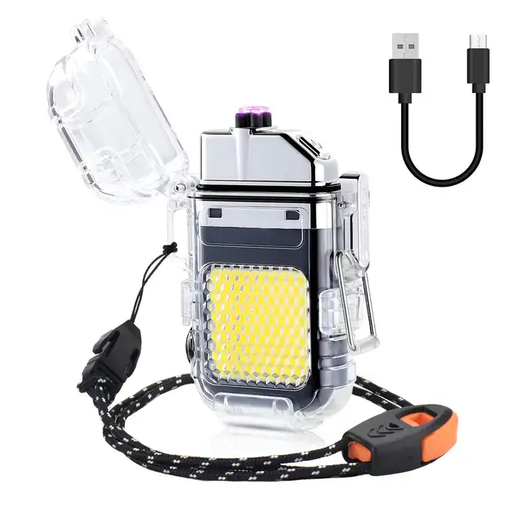 Električni Upaljač sa Plazmom, LED Svjetlom s 3 Načina Rada, USB Punjenjem, Vodootporan