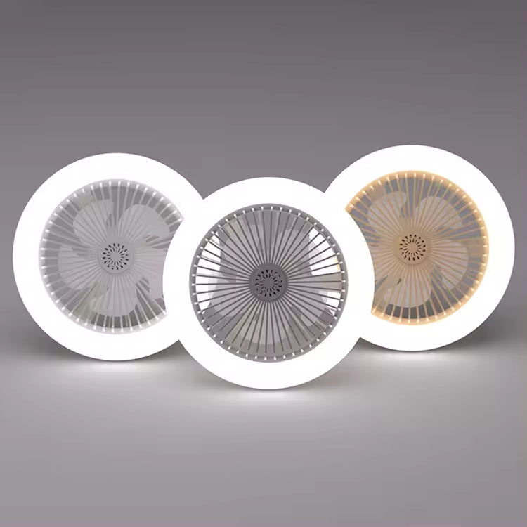 STROPNI VENTILATOR S DALJINSKIM UPRAVLJAČEM I SVJETLOM 30W LED LAMPA FAN SMART
