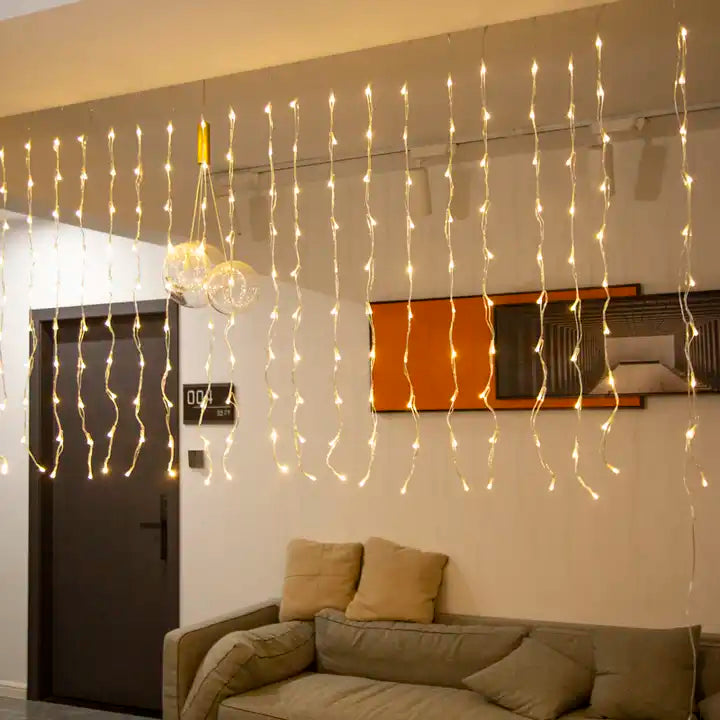 Zavjesa Božićnih Lampica, 200 LED, 10 Linija