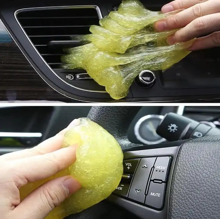 Set 4 Komada - Elastični Ljepljivi Gel za Čišćenje Prljavštine iz Malih Prostora, Tipkovnica, Automobil