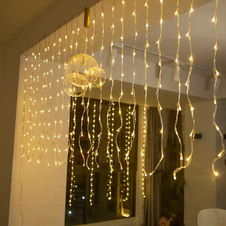 Zavjesa Božićnih Lampica, 200 LED, 10 Linija