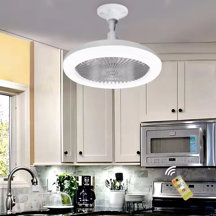STROPNI VENTILATOR S DALJINSKIM UPRAVLJAČEM I SVJETLOM 30W LED LAMPA FAN SMART