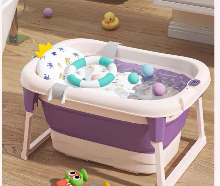 Preklopna kupaonica za bebe - Prijenosna, Sklopiva i Sigurna