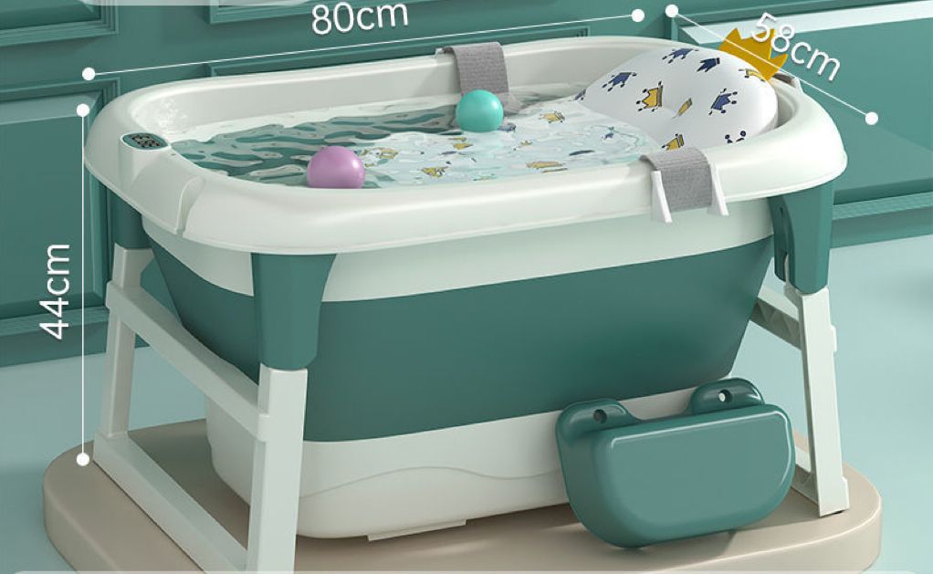 Preklopna kupaonica za bebe - Prijenosna, Sklopiva i Sigurna