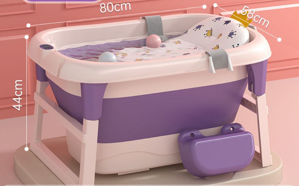 Preklopna kupaonica za bebe - Prijenosna, Sklopiva i Sigurna