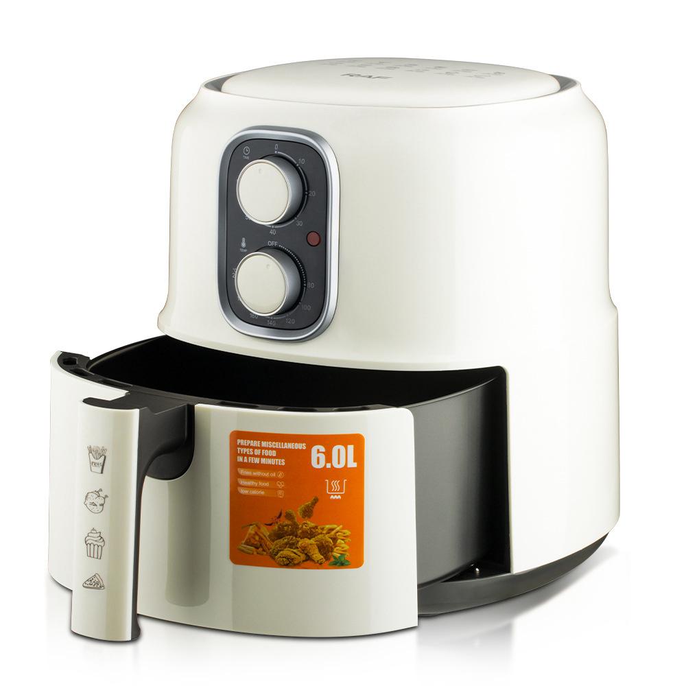 Ponuda: Air Fryer Premium Kapacitet 4.8L, 1500W, Cirkulacija Zraka 360° + Set 50 Papira za Pečenje za AirFryer