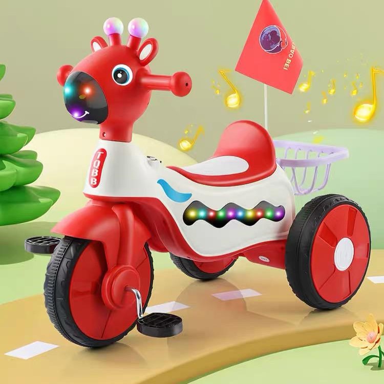 Električno Dječje Trokolo Ren s Glazbom i LED
