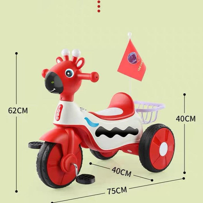 Električno Dječje Trokolo Ren s Glazbom i LED