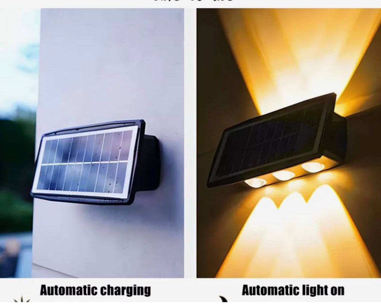 Solarna LED zidna svjetiljka
