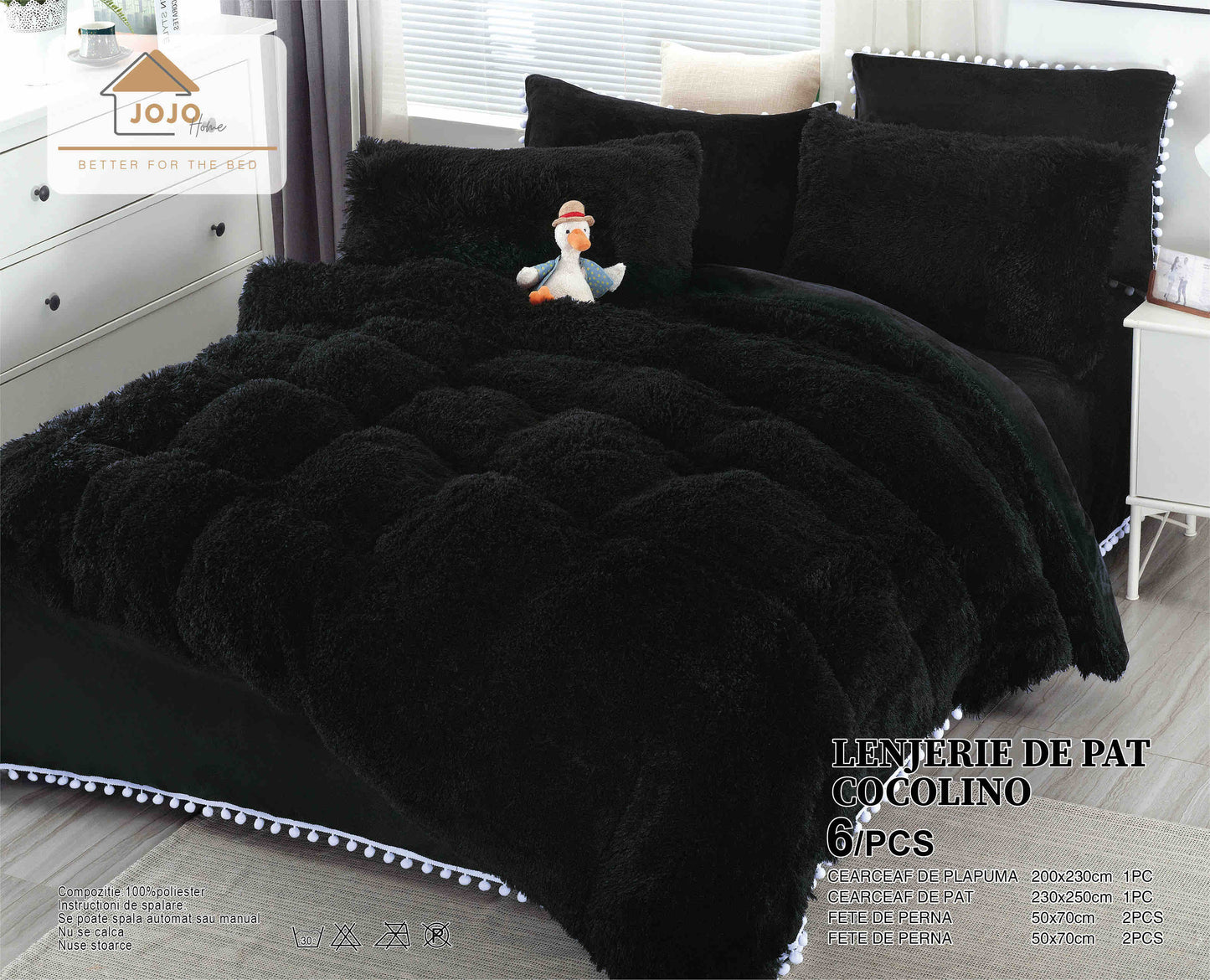 Dvokrevetno, mekano COCOLINO Fluffy posteljina