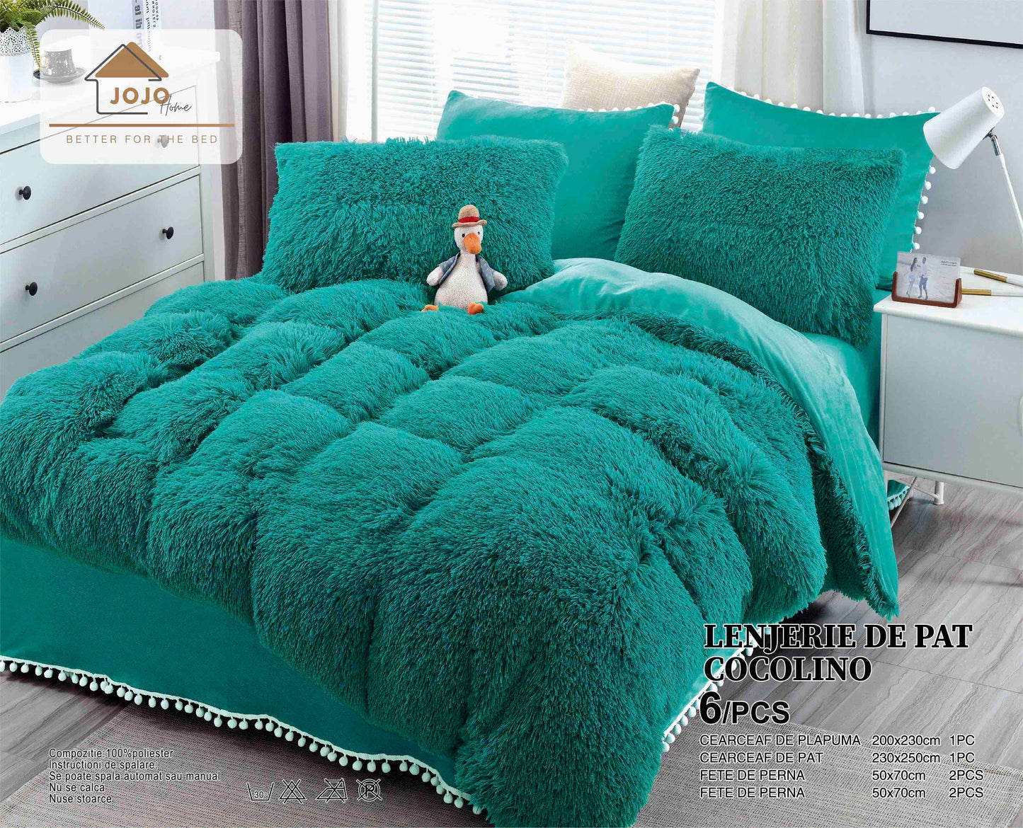 Dvokrevetno, mekano COCOLINO Fluffy posteljina