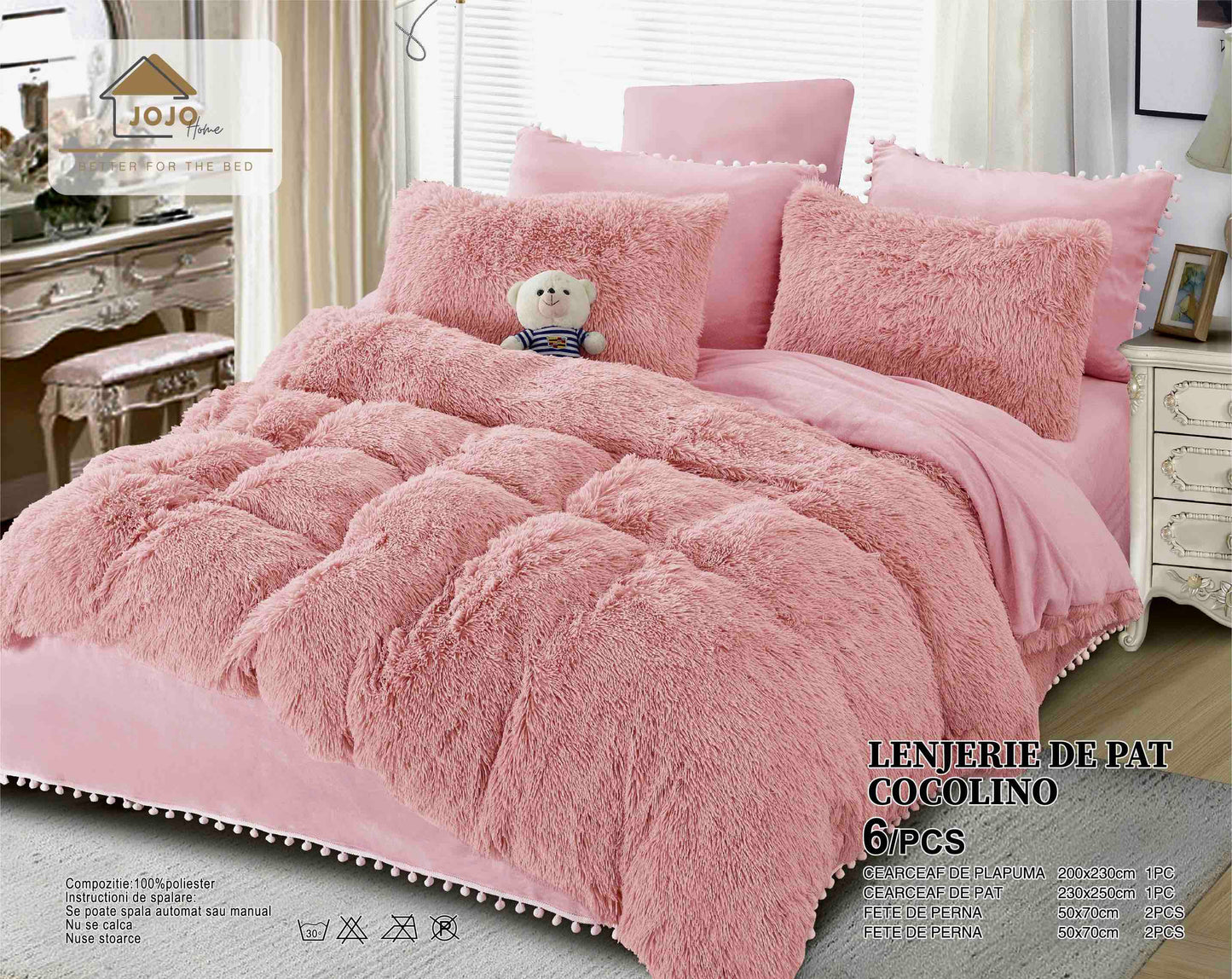 Dvokrevetno, mekano COCOLINO Fluffy posteljina