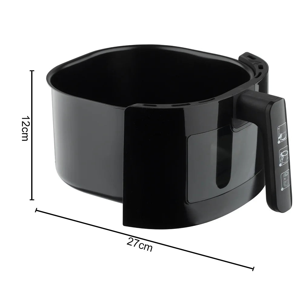 Ponuda: Air Fryer Kapacitet 6L, 1500W, Cirkulacija Zraka 360° + Set 50 Papira za Pečenje za AirFryer