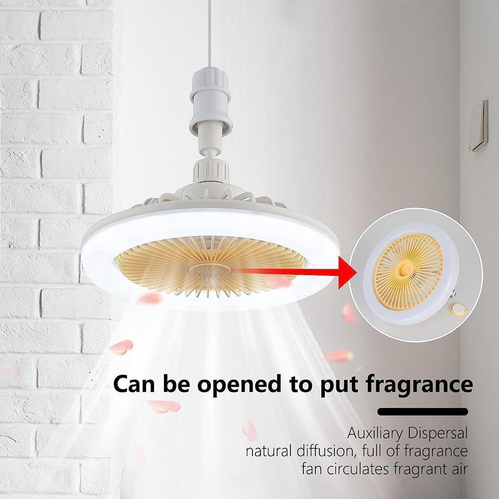 STROPNI VENTILATOR S DALJINSKIM UPRAVLJAČEM I SVJETLOM 30W LED LAMPA FAN SMART