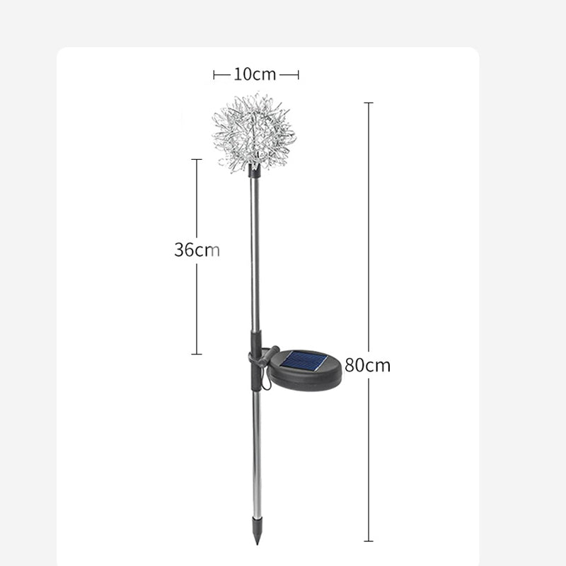 Set 2 Solarna LED Svjetiljke, Oblik Proljetnog Cvijeta, Toplo Bijelo Svjetlo