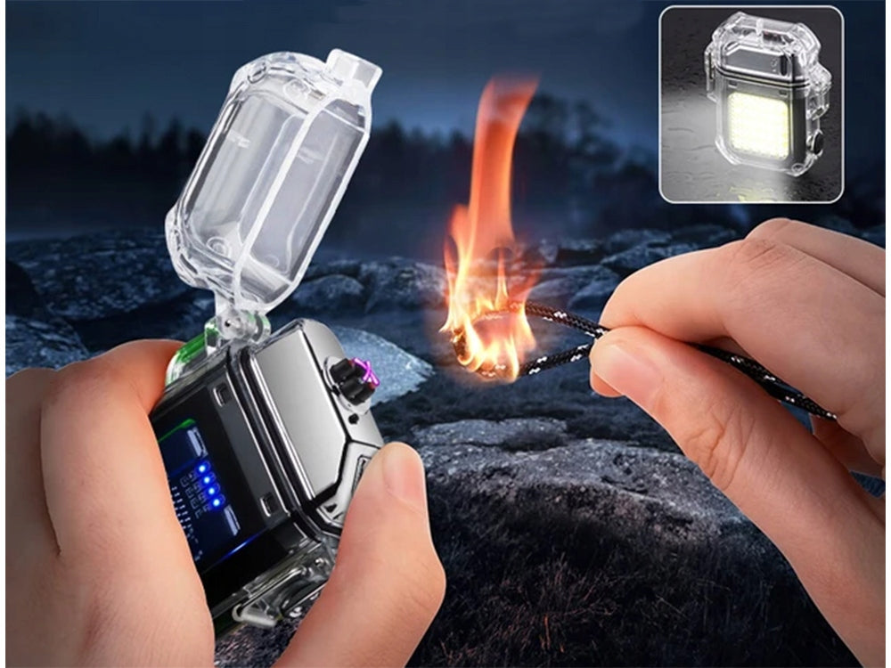 Električni Upaljač sa Plazmom, LED Svjetlom s 3 Načina Rada, USB Punjenjem, Vodootporan