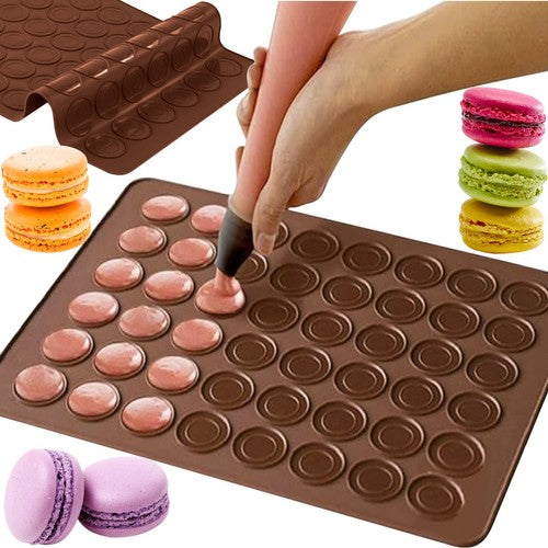 Set 2 Komada - Podloga/Matrična Za Pecivo Macaroons i Kolačiće