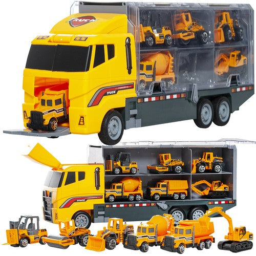 Set Zaigravanja s Vlačilicom i 6 Automobila