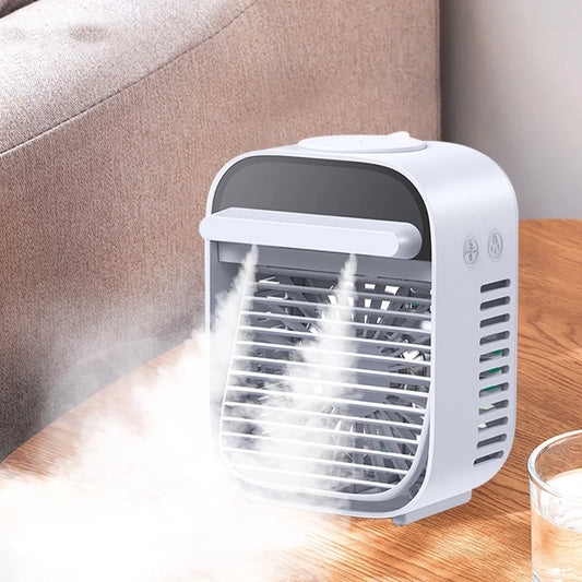 AC Cooler auto Prijenosni ventilator Arctic Air/ Rashlađivač zraka, 3 brzine, 10W, Ovlaživanje, bijelo-plavi
