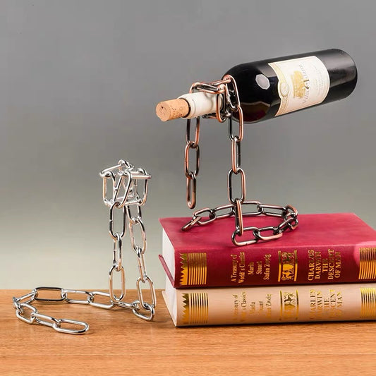 Magični 3D Vješalica za Boce Vina u Obliku Lanca