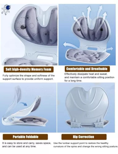 Ergonomska Stolica s Potporom za Lumbalni Dio i Ispravljanjem Posture