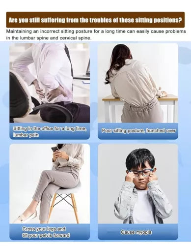 Ergonomska Stolica s Potporom za Lumbalni Dio i Ispravljanjem Posture