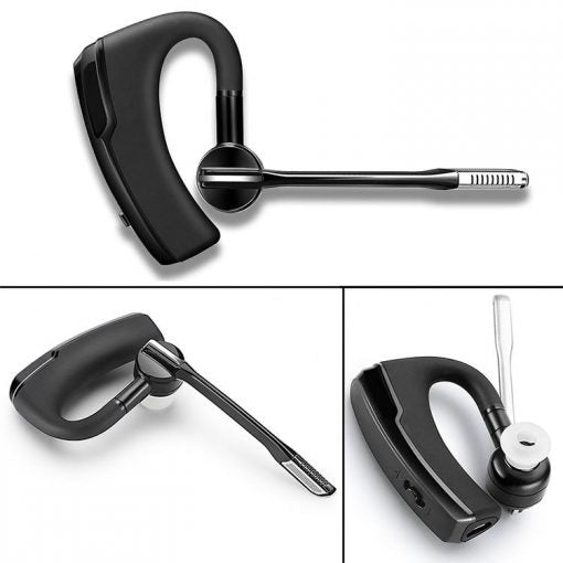 Bluetooth slušalice, handsfree 2 mikrofona, uklanjanje buke, kontrola glasnoće, HD zvuk, crna